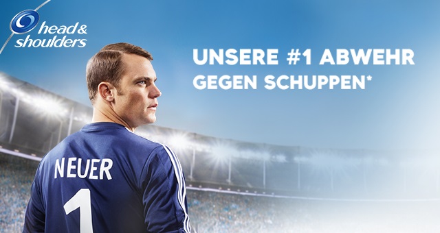 Fussball News Manuel Neuer Umstrittene Werbung Fur Umstrittenes Schuppen Schampoo Head Shoulders